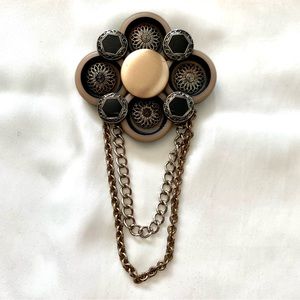 Handmade large brooch